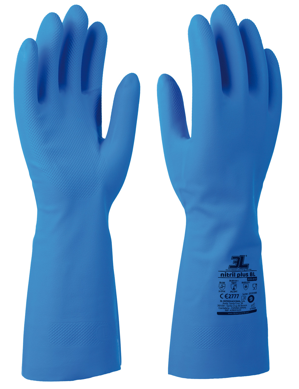 Guante NITRIL PLUS BL